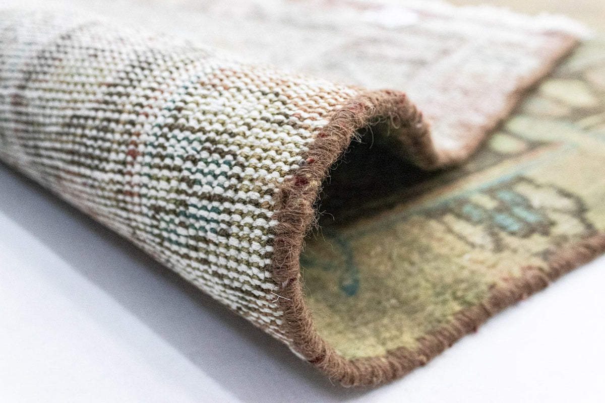 Loper Perzisch tapijt - Keshan - 305 x 120 cm - bruin