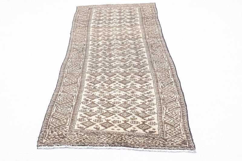 Loper Baluch tapijt - 248 x 90 cm - beige