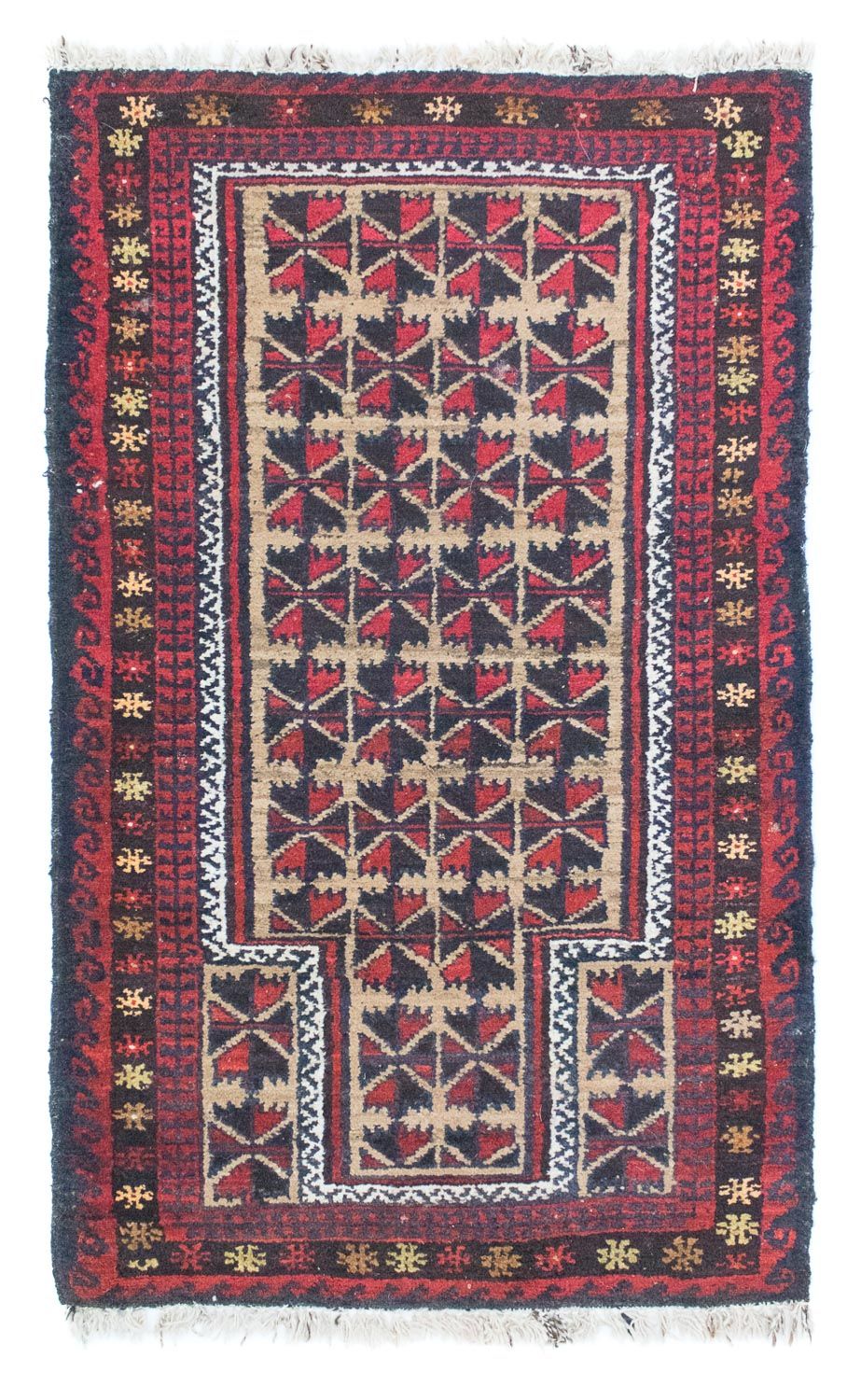 Baluch tapijt - 129 x 78 cm - blauw