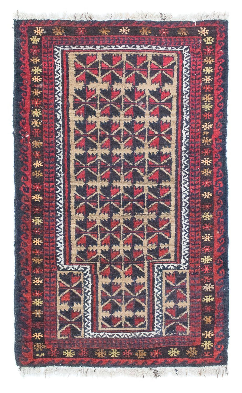 Baluch tapijt - 129 x 78 cm - blauw