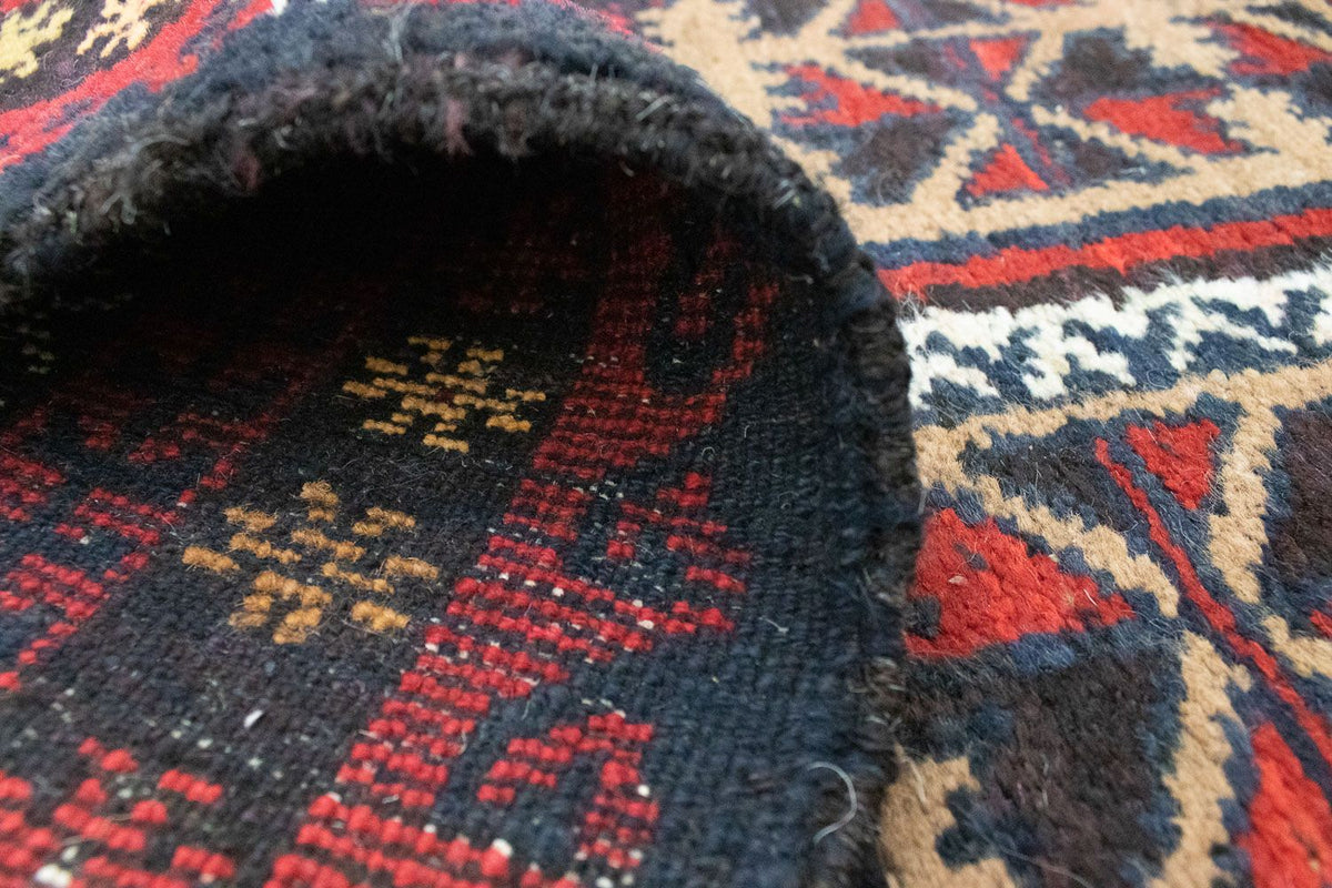 Baluch tapijt - 129 x 78 cm - blauw