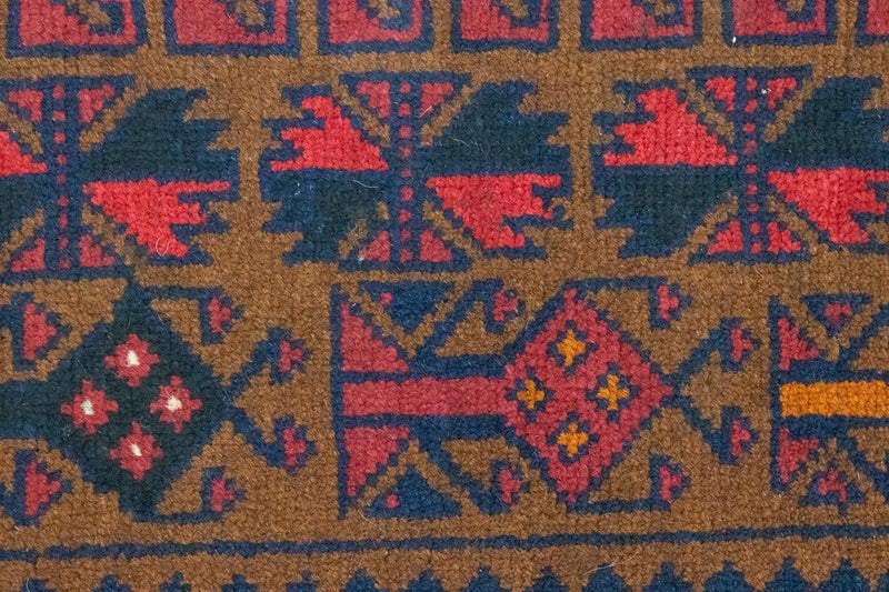 Baluch tapijt - 140 x 86 cm - bruin