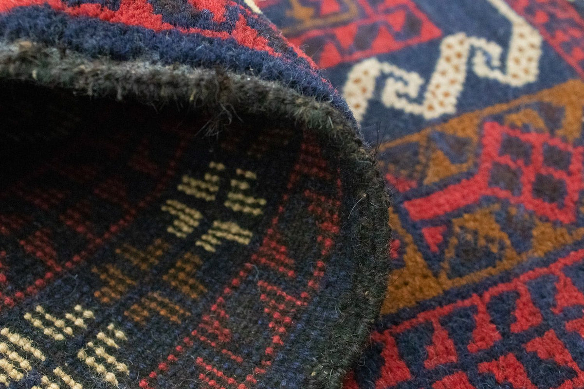 Baluch tapijt - 132 x 88 cm - bruin