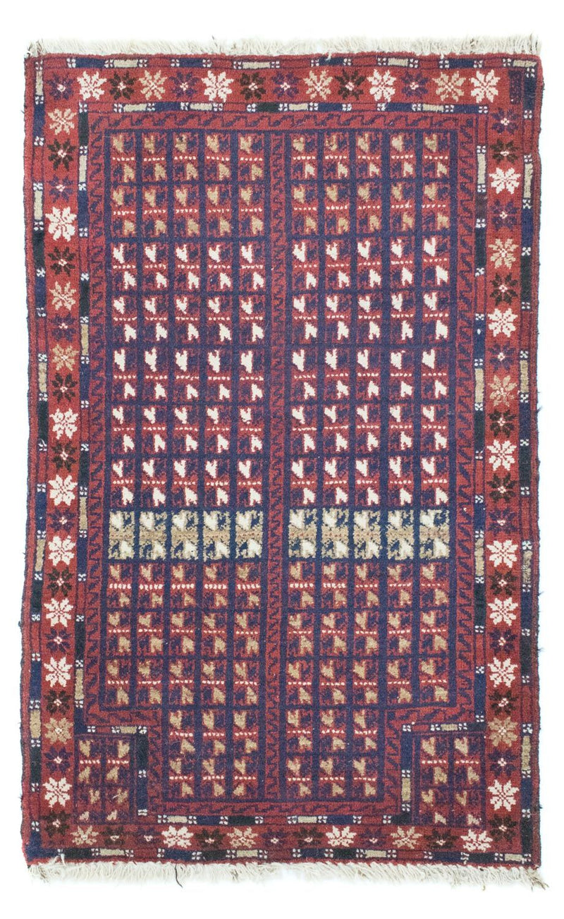 Baluch tapijt - 136 x 82 cm - bruin