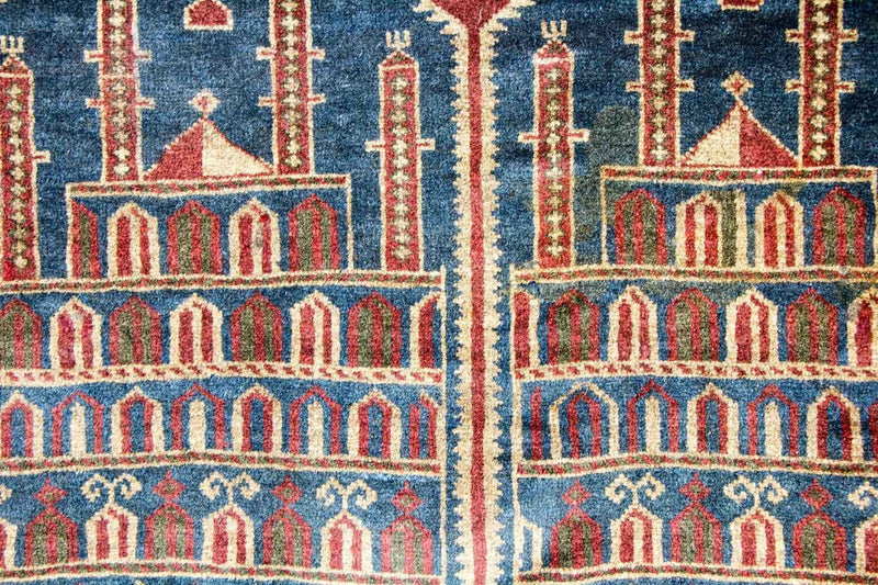 Baluch tapijt - 135 x 104 cm - veelkleurig