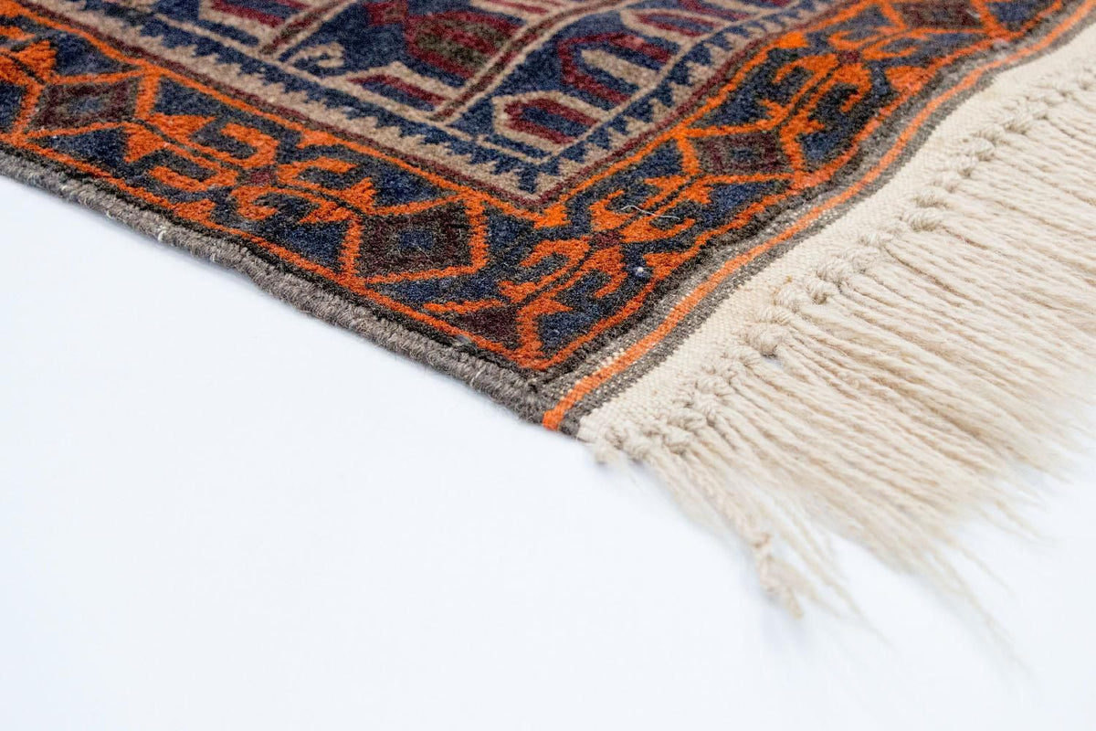 Baluch tapijt - 135 x 104 cm - veelkleurig