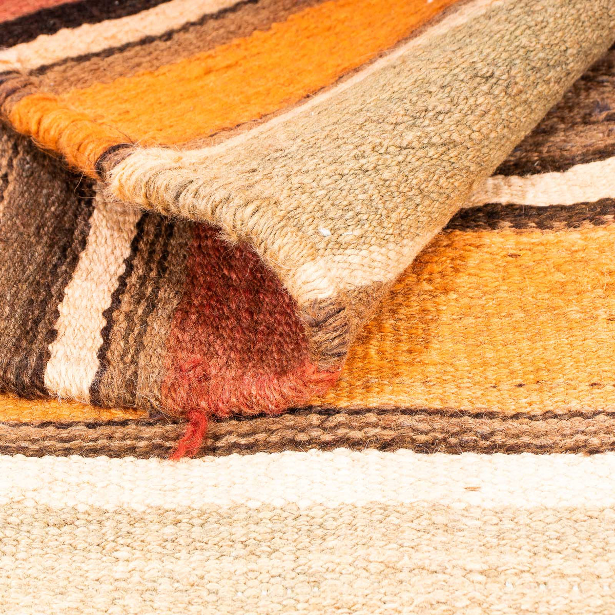 Kelim tapijt - Oud - 180 x 170 cm - veelkleurig