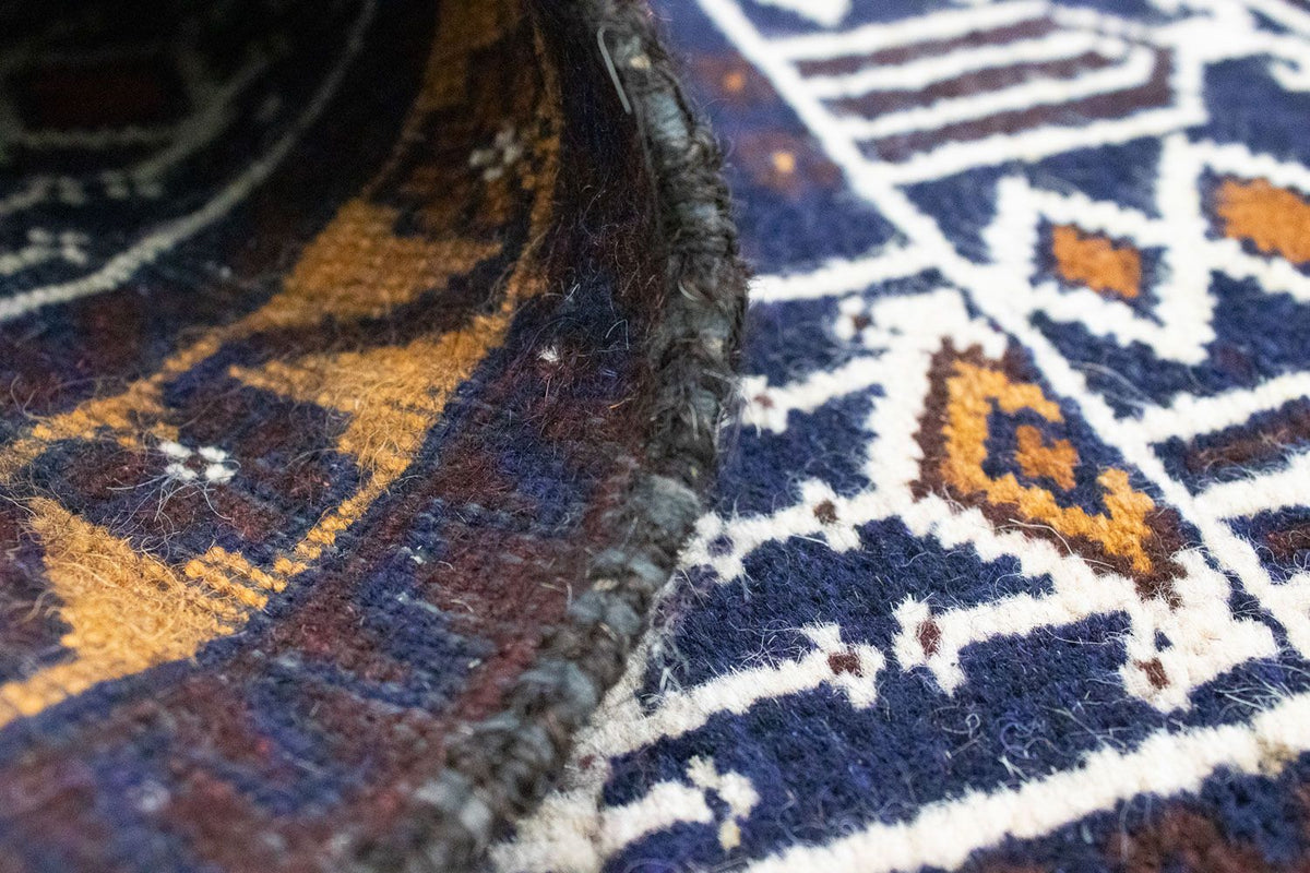 Baluch tapijt - 110 x 69 cm - blauw