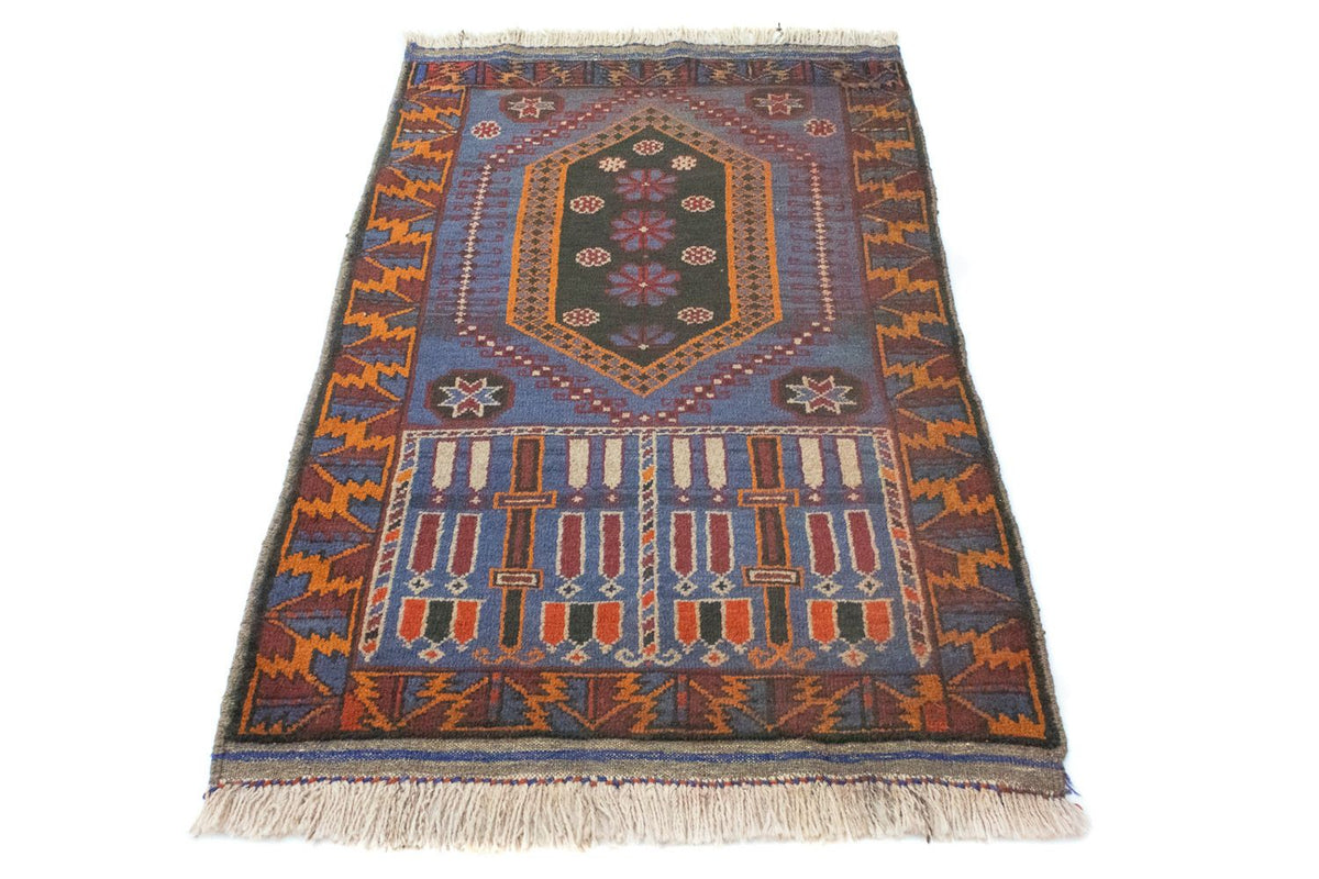 Baluch tapijt - 134 x 81 cm - blauw