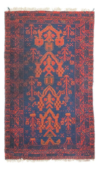 Baluch tapijt - 143 x 85 cm - blauw