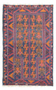 Baluch tapijt - 133 x 83 cm - blauw