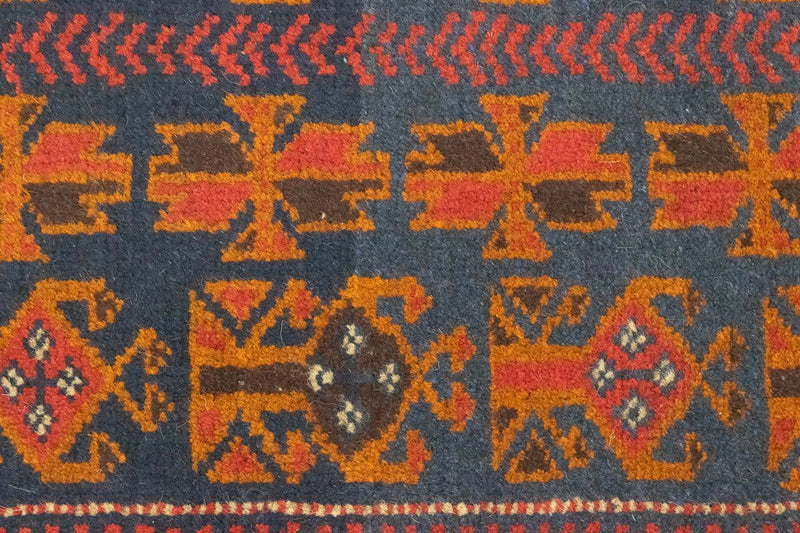 Baluch tapijt - 133 x 83 cm - blauw