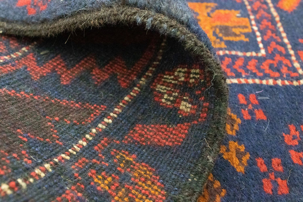 Baluch tapijt - 133 x 83 cm - blauw