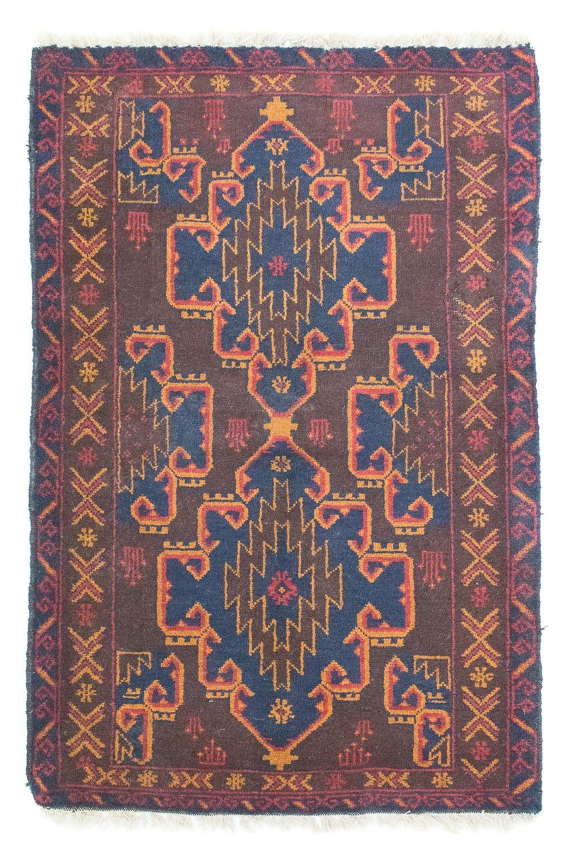 Baluch tapijt - 131 x 87 cm - bruin