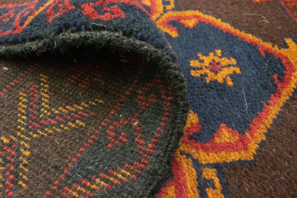 Baluch tapijt - 131 x 87 cm - bruin