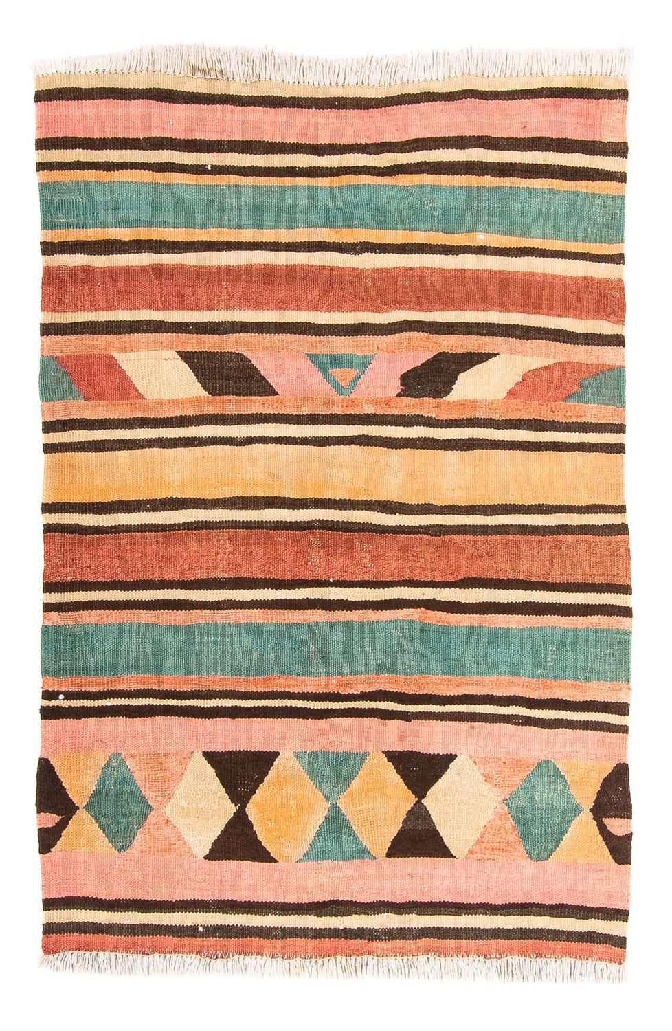 Kelim tapijt - Oud - 160 x 120 cm - veelkleurig