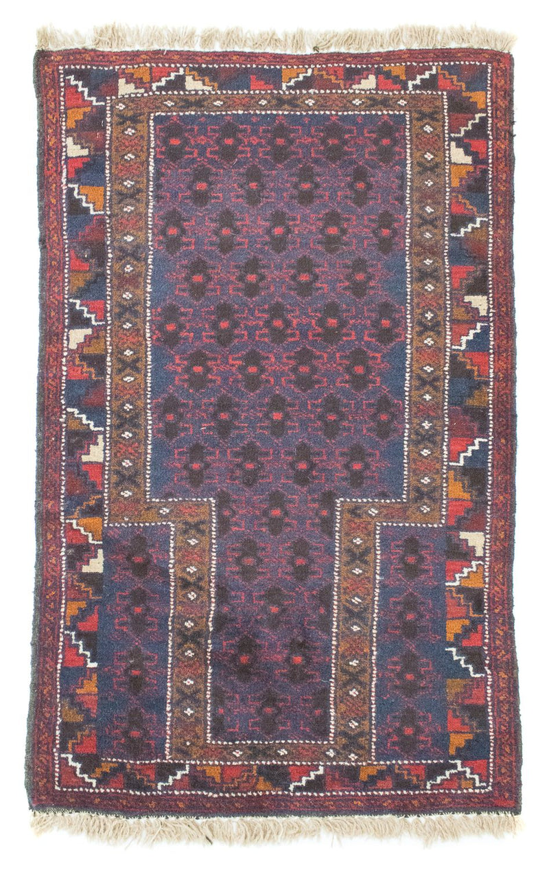 Baluch tapijt - 130 x 79 cm - blauw
