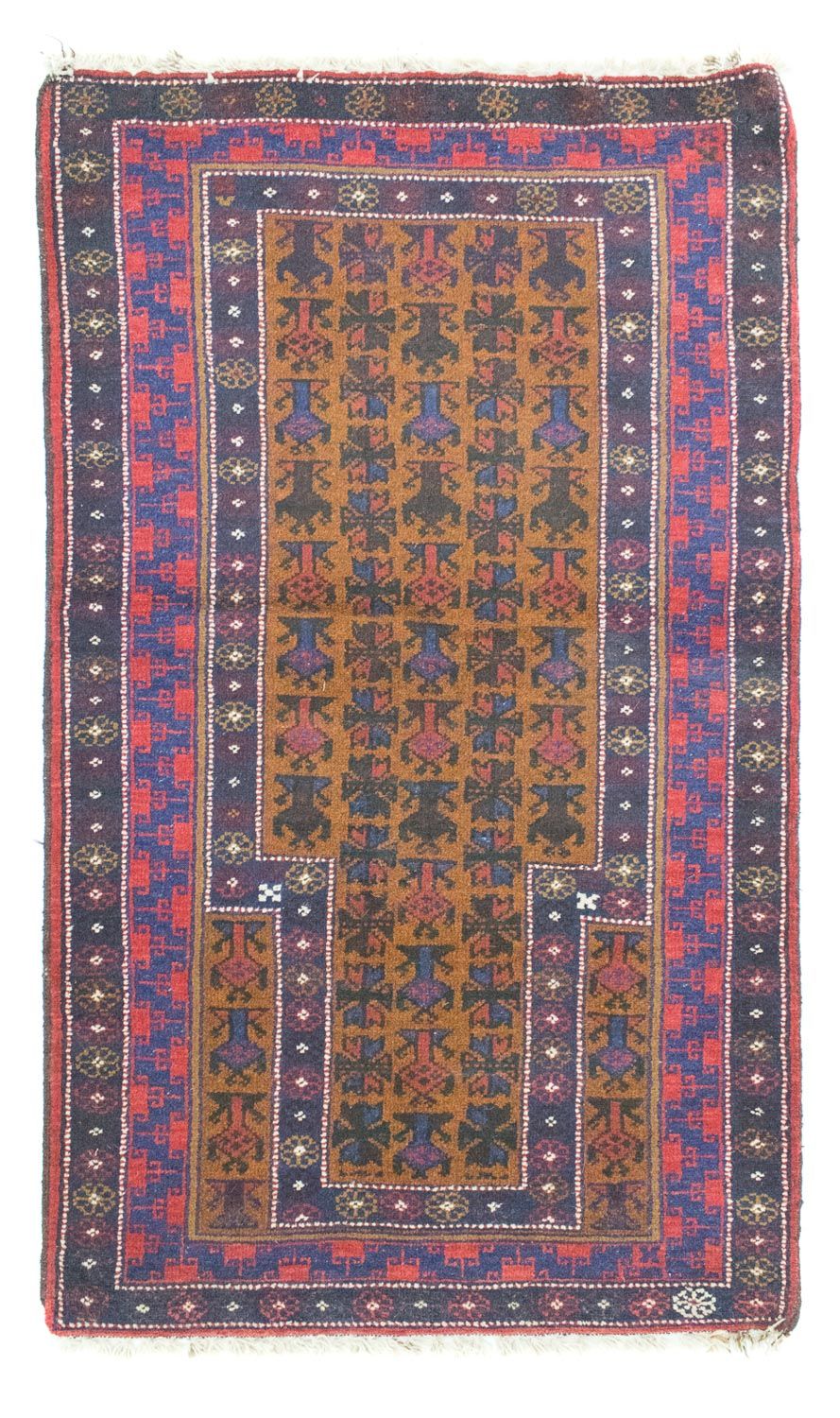 Baluch tapijt - 140 x 76 cm - blauw