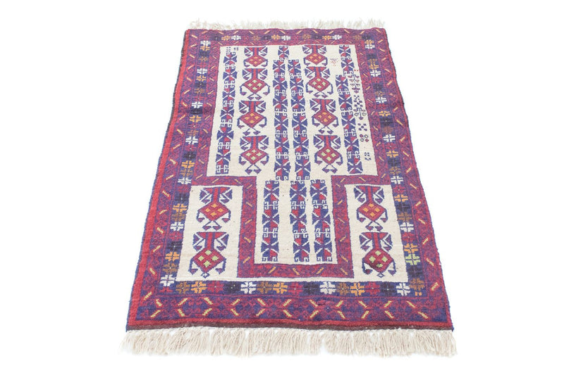 Baluch tapijt - 129 x 77 cm - beige