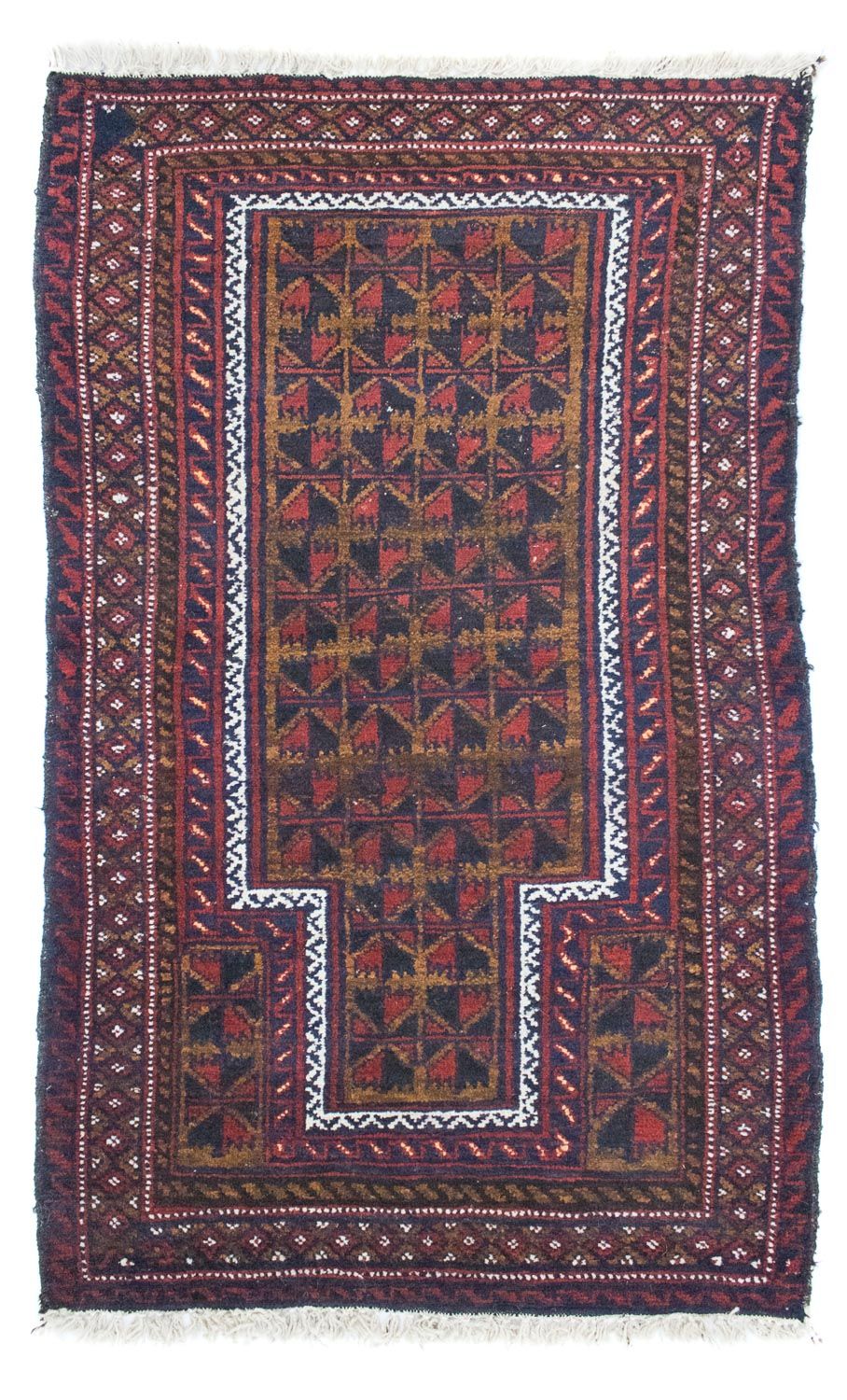 Baluch tapijt - 136 x 83 cm - bruin