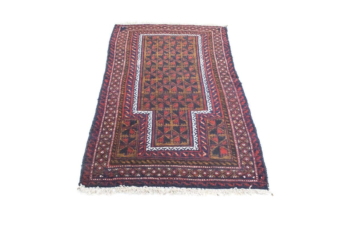Baluch tapijt - 136 x 83 cm - bruin