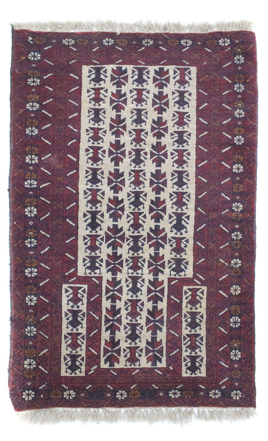 Baluch tapijt - 136 x 81 cm - beige
