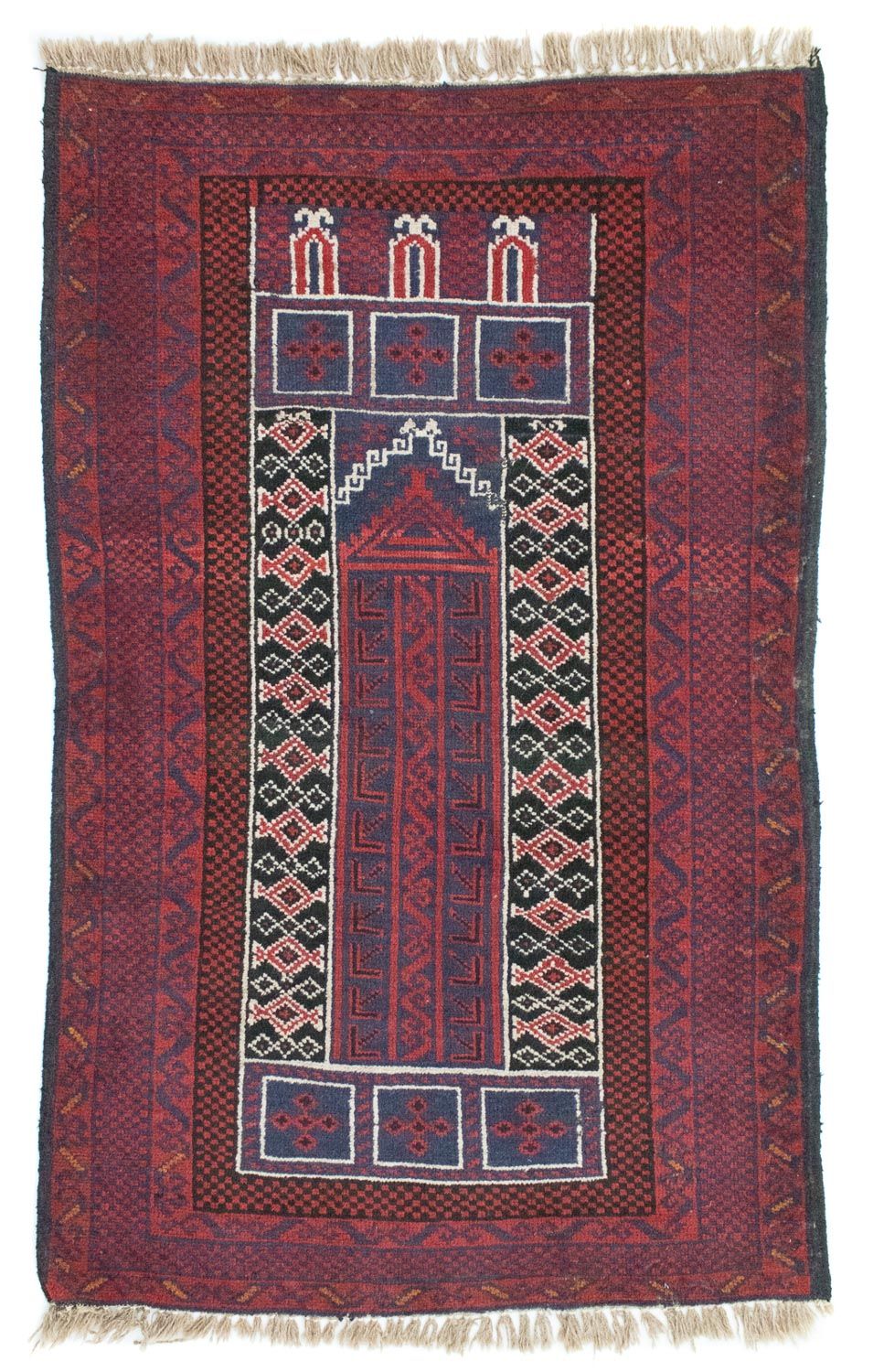 Baluch tapijt - 131 x 85 cm - rood