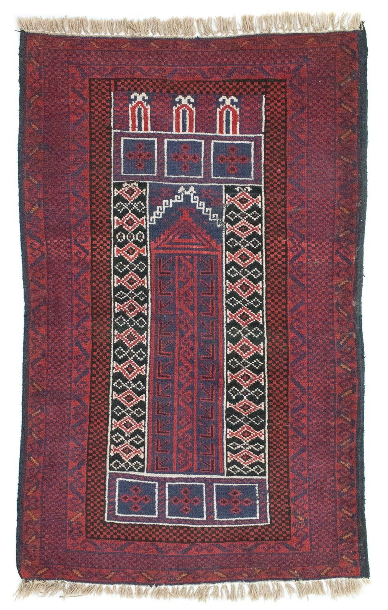 Baluch tapijt - 131 x 85 cm - rood