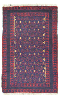 Baluch tapijt - 131 x 81 cm - blauw