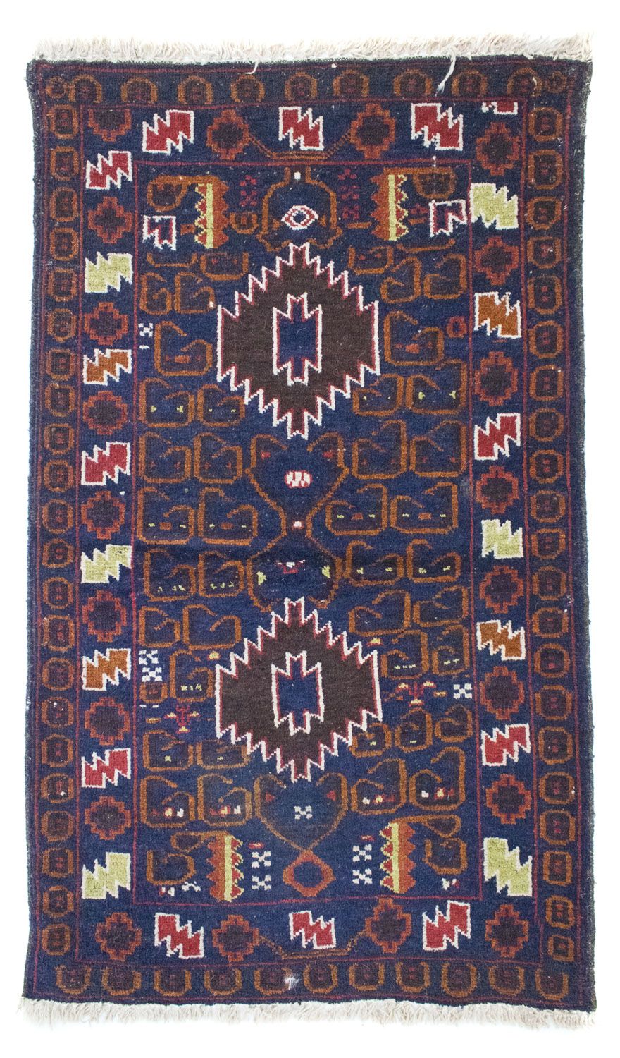 Baluch tapijt - 136 x 76 cm - blauw