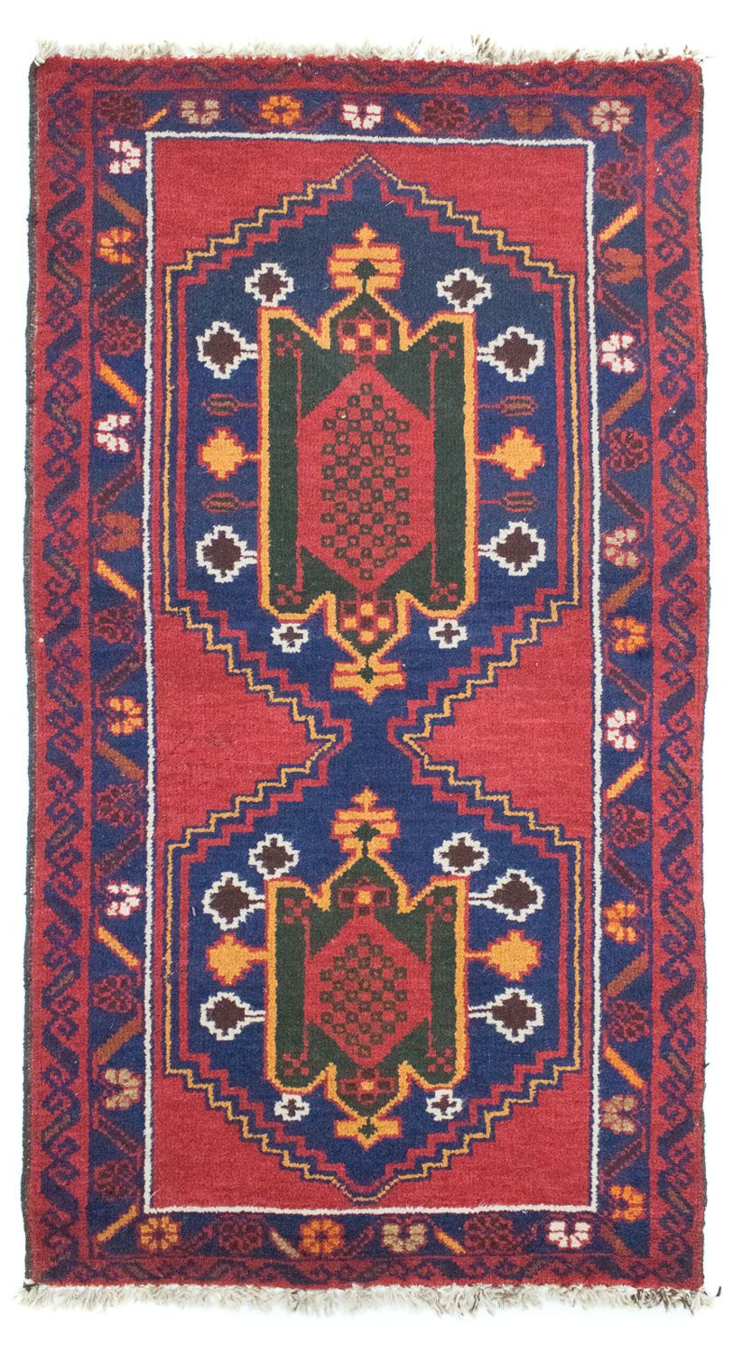 Baluch tapijt - 140 x 75 cm - rood