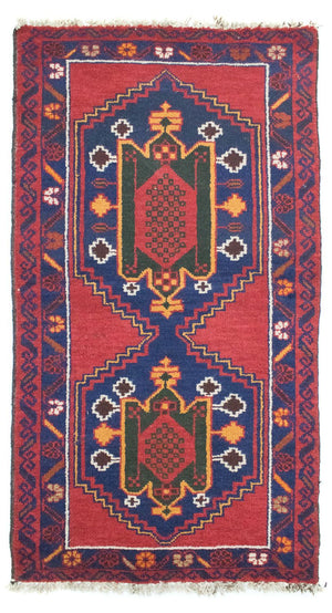 Baluch tapijt - 140 x 75 cm - rood