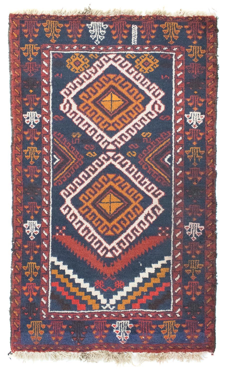 Baluch tapijt - 130 x 76 cm - blauw