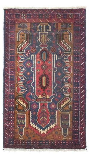 Baluch tapijt - 147 x 85 cm - blauw