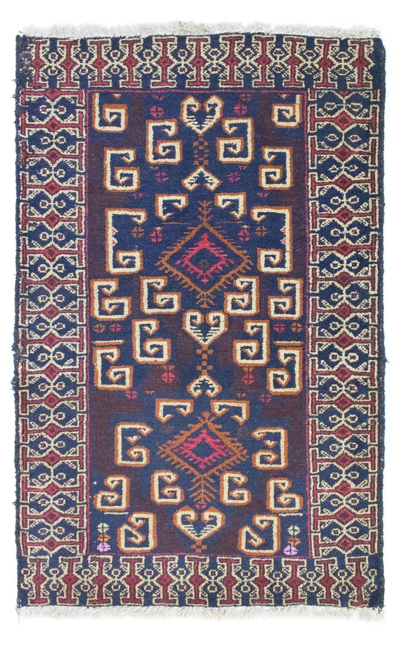 Baluch tapijt - 130 x 80 cm - blauw
