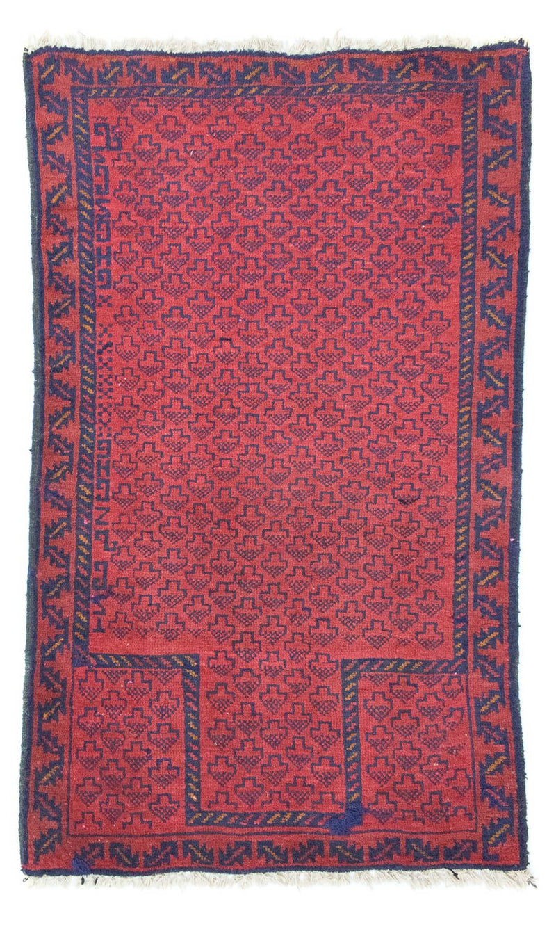 Baluch tapijt - 129 x 75 cm - rood