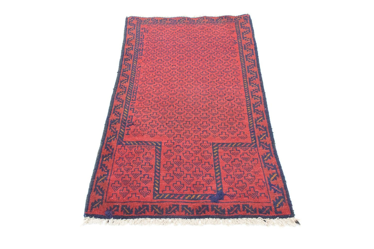 Baluch tapijt - 129 x 75 cm - rood