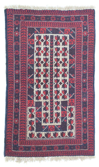 Baluch tapijt - 118 x 70 cm - rood