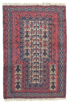 Baluch tapijt - 121 x 81 cm - rood