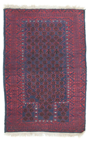 Baluch tapijt - 124 x 77 cm - blauw