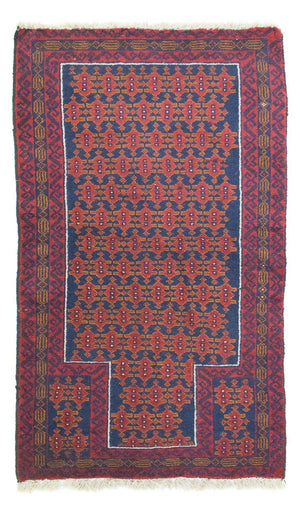 Baluch tapijt - 132 x 78 cm - blauw
