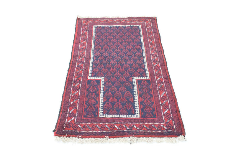 Baluch tapijt - 136 x 80 cm - blauw