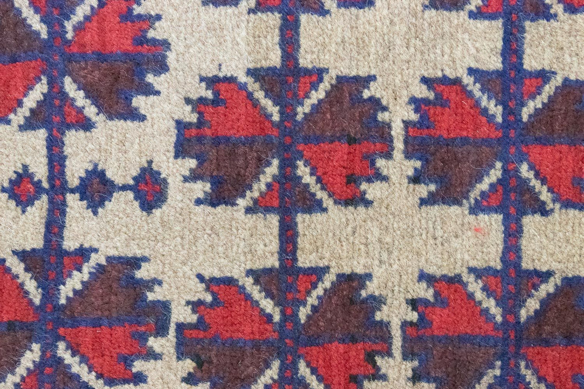 Baluch tapijt - 126 x 80 cm - beige