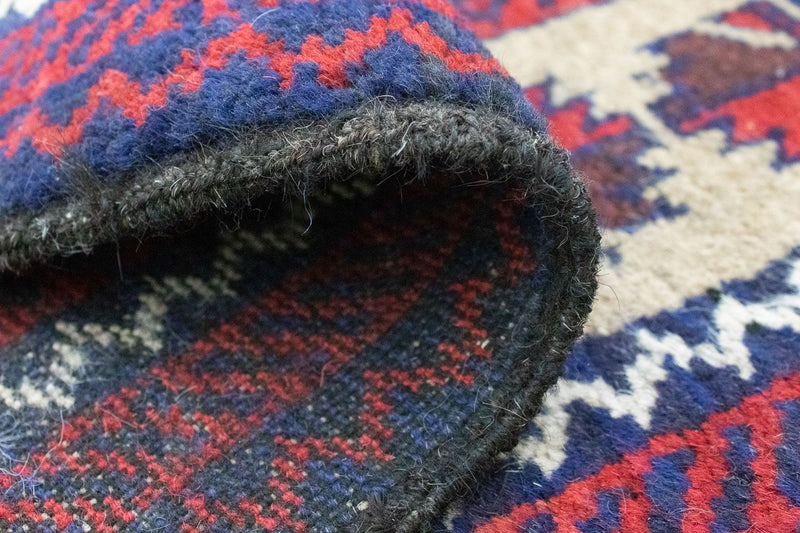 Baluch tapijt - 126 x 80 cm - beige