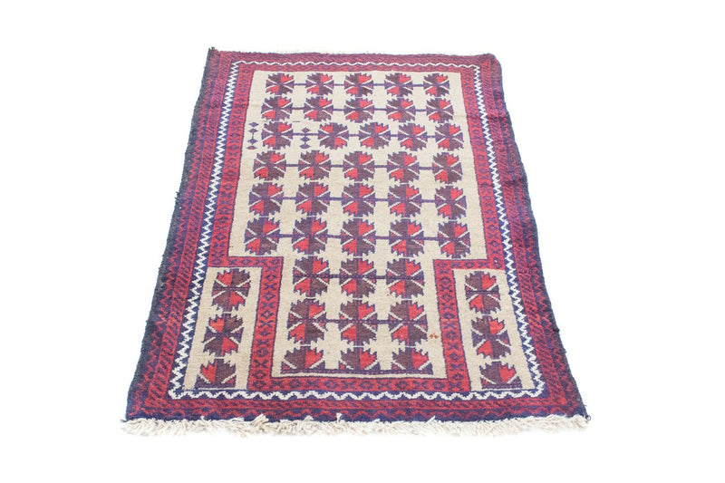 Baluch tapijt - 126 x 80 cm - beige