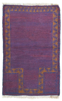 Baluch tapijt - 131 x 82 cm - paars