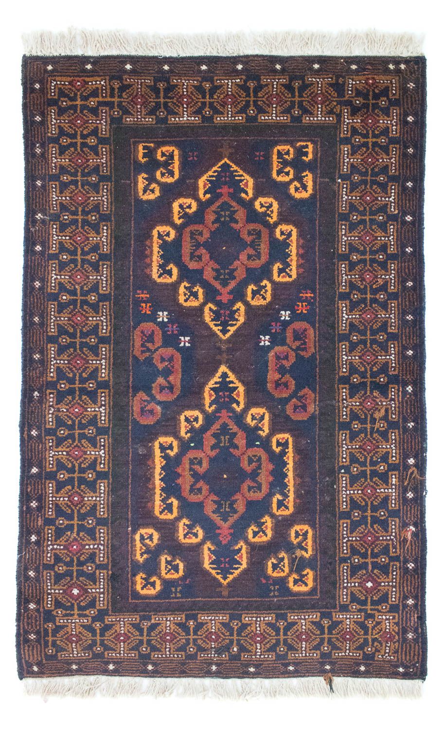 Baluch tapijt - 134 x 81 cm - bruin
