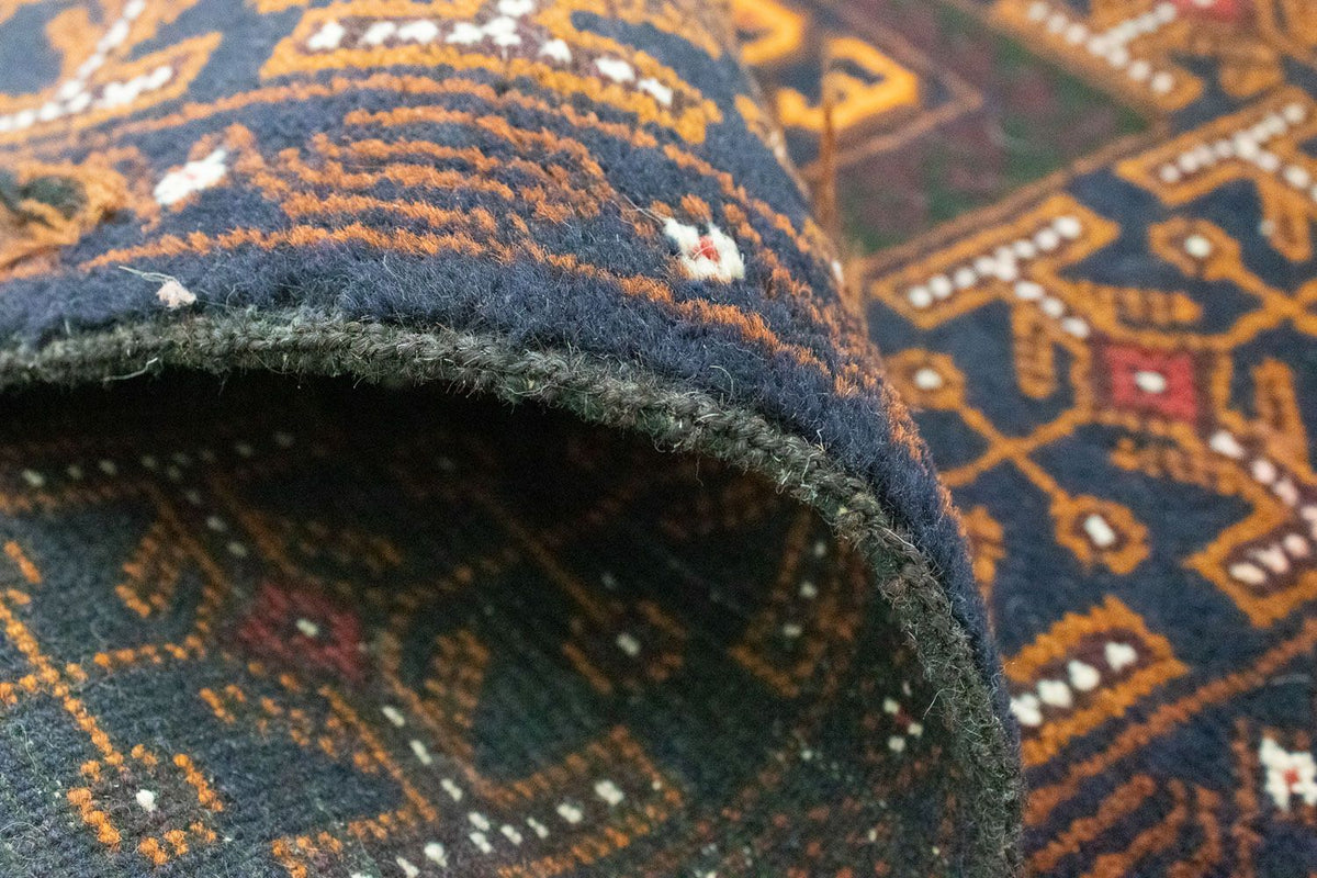 Baluch tapijt - 134 x 81 cm - bruin