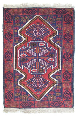 Baluch tapijt - 128 x 84 cm - rood