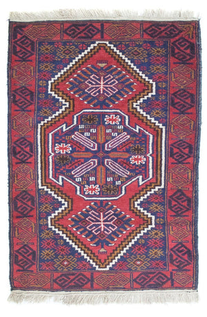 Baluch tapijt - 128 x 84 cm - rood